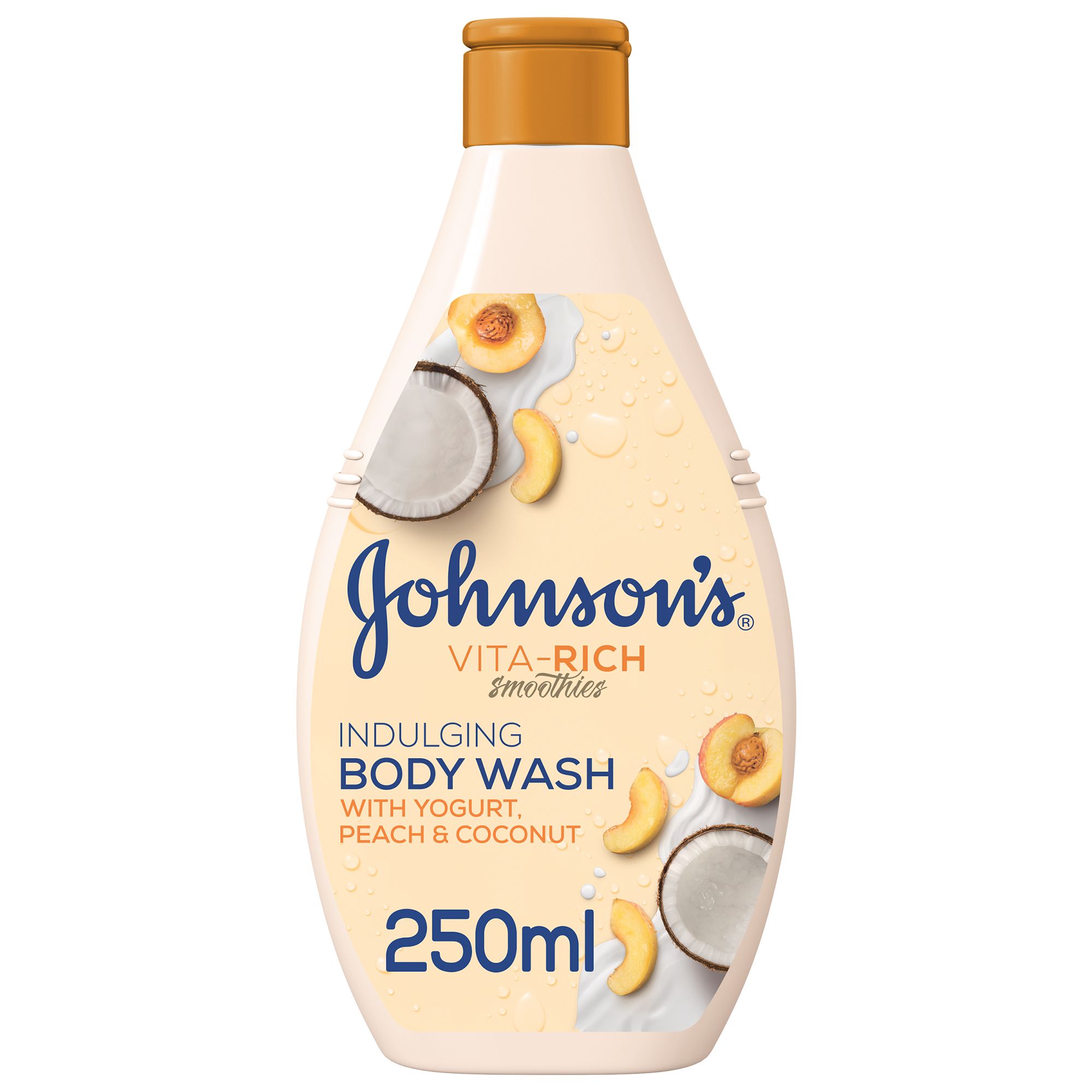 Buy Johnson S Vita Rich Body Wash With Yogurt Peach Coconut 250ml