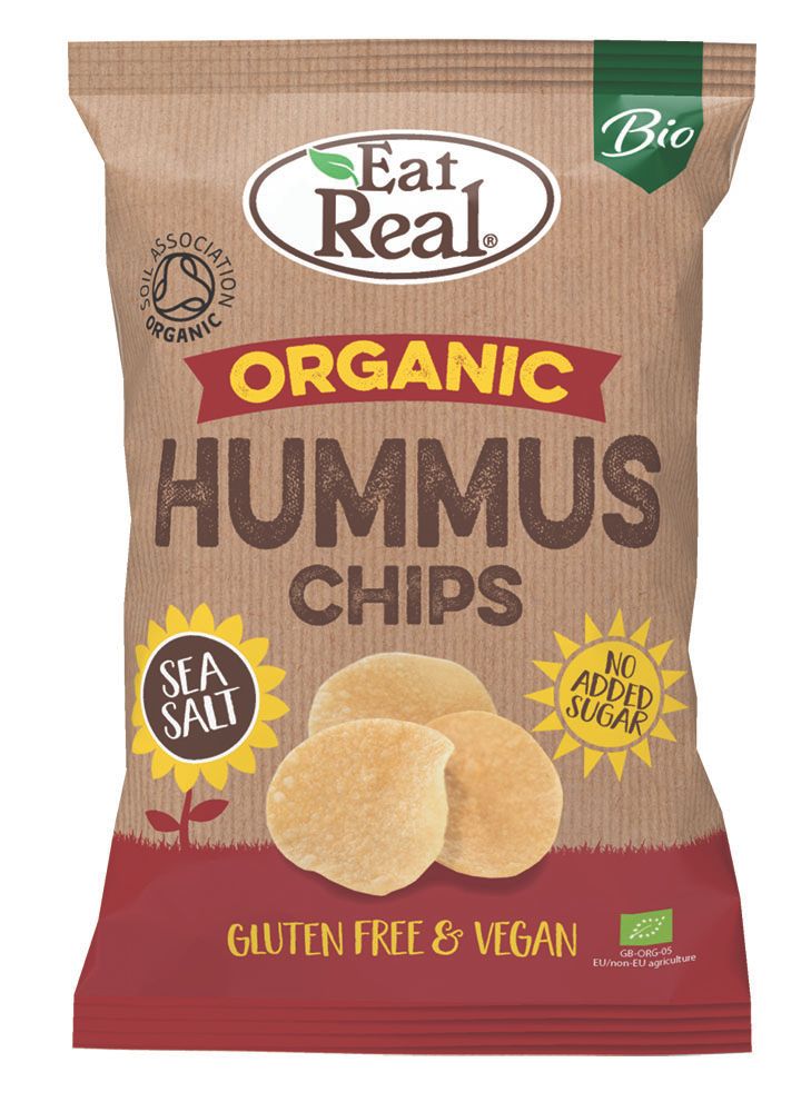 Buy Eat Real Organic Hummus Chips Sea Salt 100 G Online In UAE