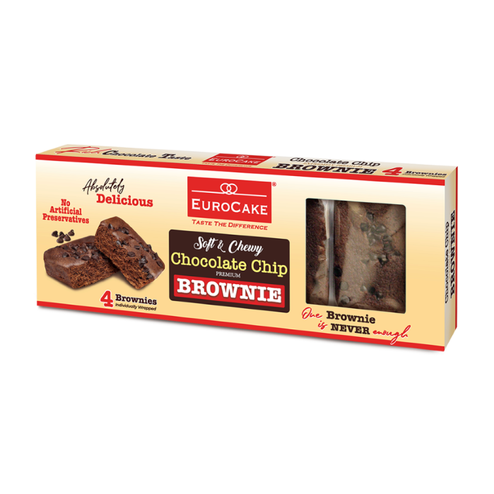 Buy Eurocake Chocolate Chip Brownie 240 G Online In UAE Talabat UAE