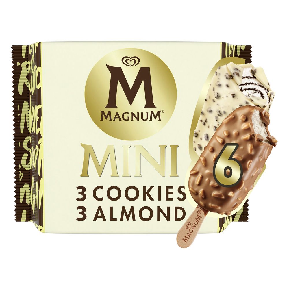 Buy Magnum Mini Cookies Almond Ice Cream Ml X Pcs Online In