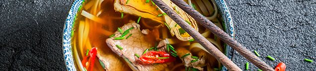 Rotes Thai-Curry Gerichte