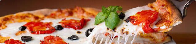 Vegetarische Pizza Mittel