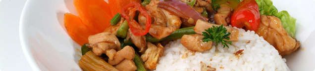 Indische Reis Gerichte