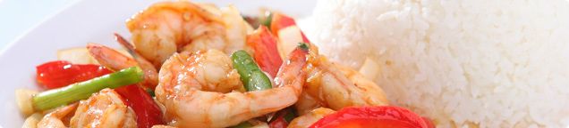 Shrimpsgerichte