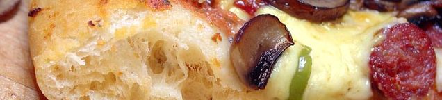 Doppeldecker Pizza