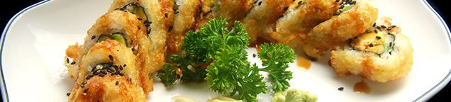 Big Tempura Rolls Vegetarisch