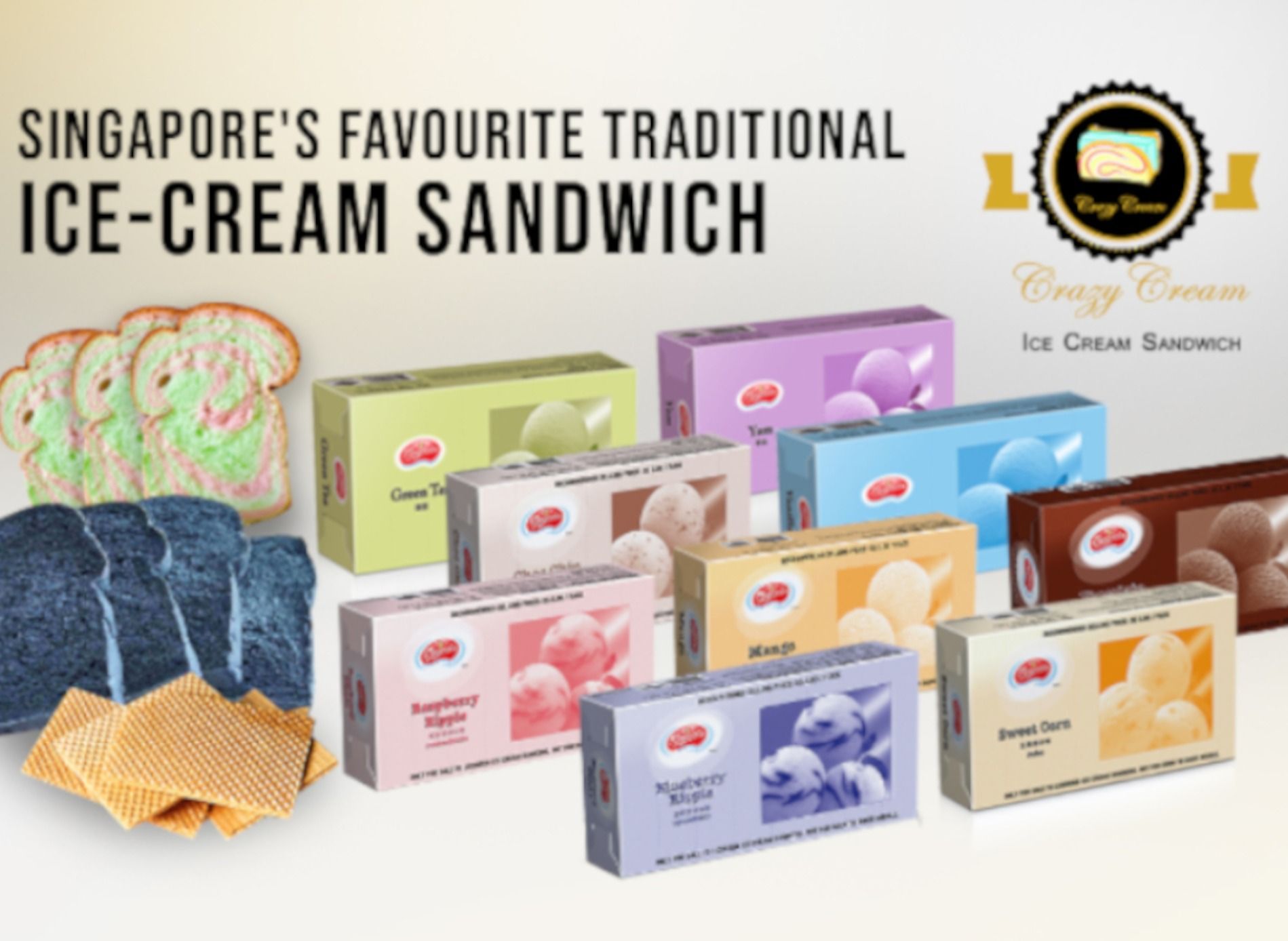 Singapore Ice Cream Sandwich Menu Order Online On Foodpanda Myanmar