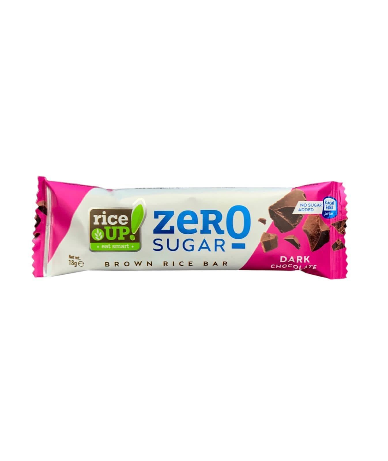 Buy Rice Up Zero Sugar Dark Chocolate Brown Rice Bar G Online In