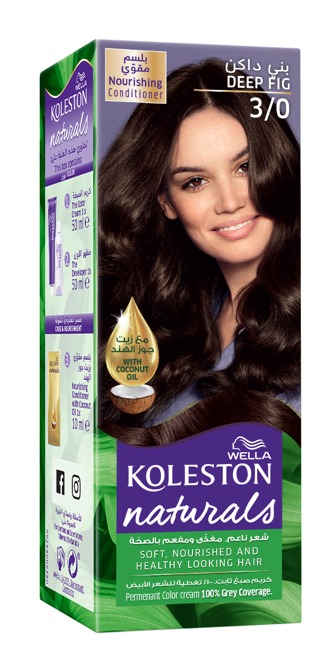 Buy Wella Koleston Naturals Hair Color 3 0 Deep Fig Online In Bahrain