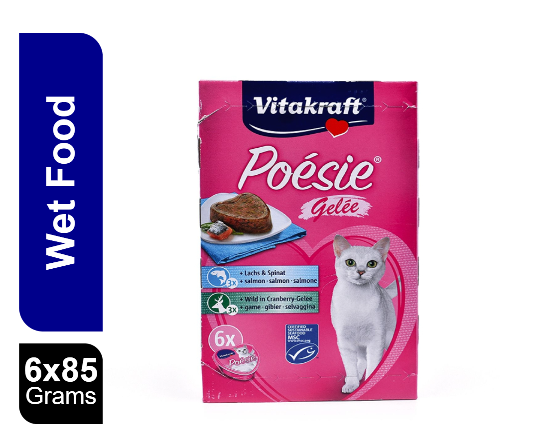 Buy Vitakraft Poesie Gelee Multipack 6 Pcs X 85 G Online In Kuwait