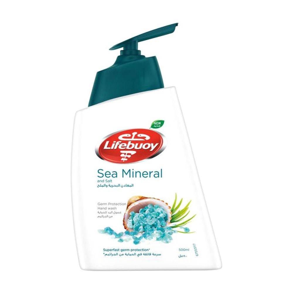 Buy Lifebuoy Hand Wash Sea Mineral 500 Ml Online In Oman Talabat Oman