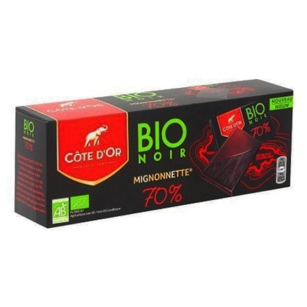 Buy Cote D Or Bio Noir Mignonnette 70 Chocolate 180gm Online In Kuwait