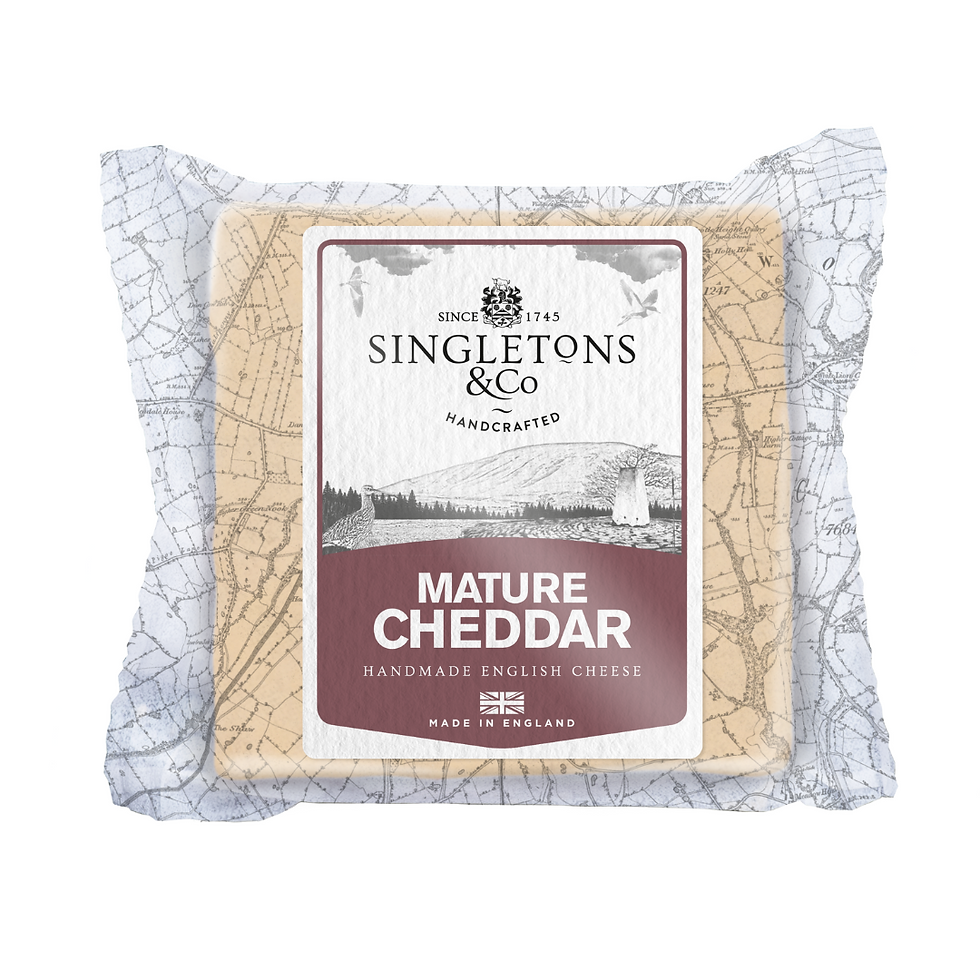 Buy Singletons Co Mature White Cheddar Cheese 200g Online In Oman