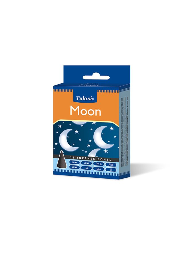 Buy Tulasi Incense Dhoop Cone Moon Blue Pieces Online In Uae