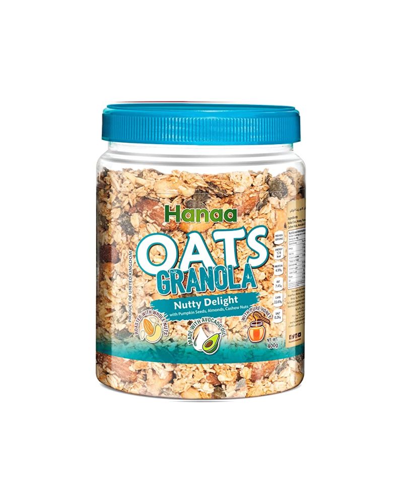 Buy Hanaa Granola Nutty Delight Oats G Online In Bahrain Talabat