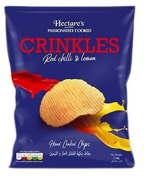 Buy Hectare S Crinkles Red Chilli Lemon Chips 70g Online In Kuwait