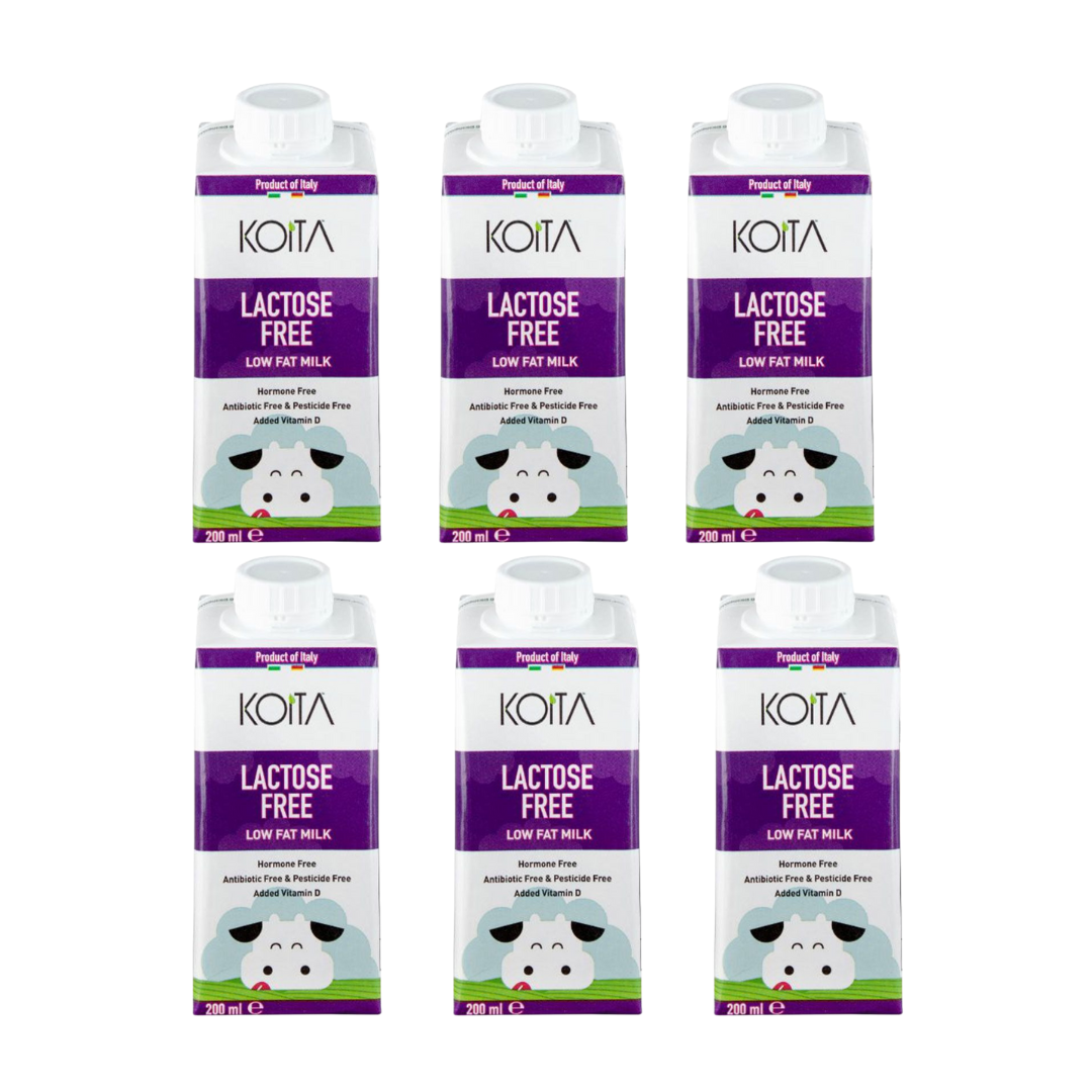 Buy Koita UHT Lactose Free Low Fat Milk 200 Ml X 6 Online In Kuwait