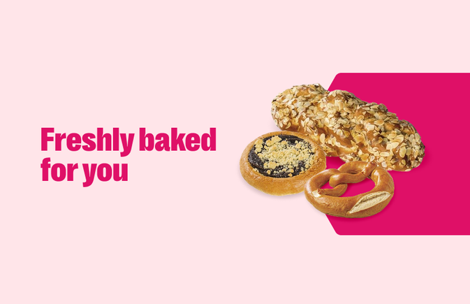 Freshly baked