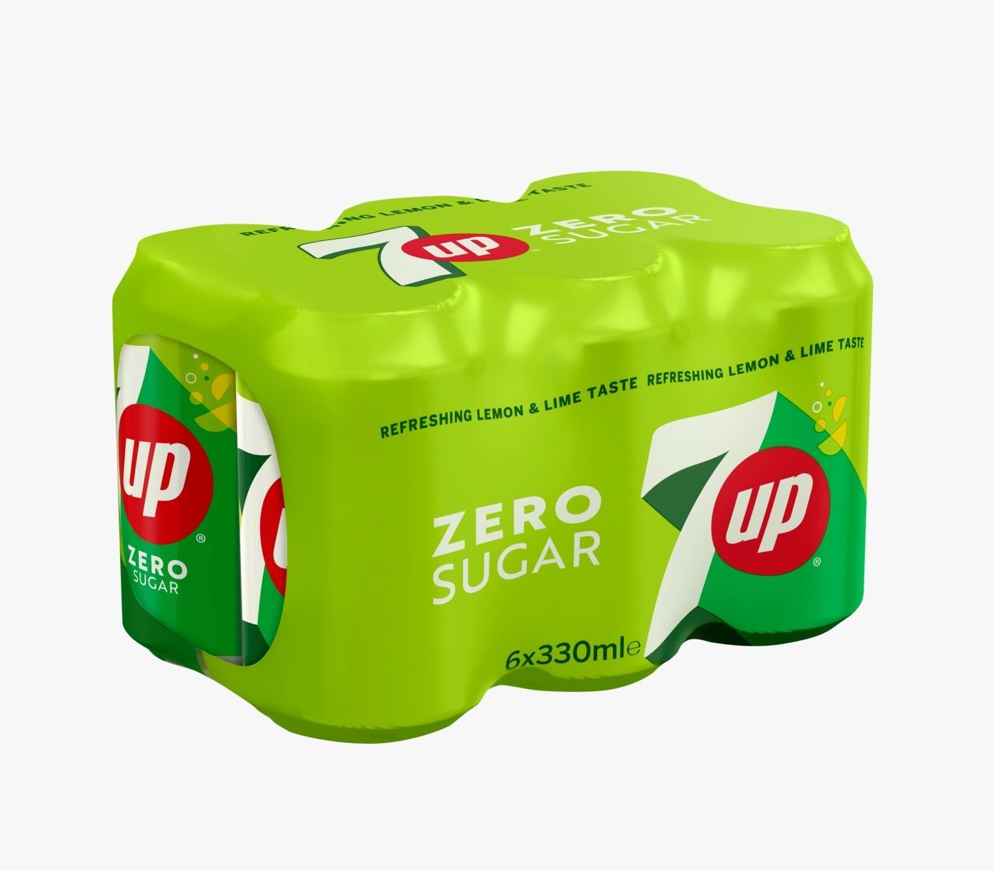 Buy 7up Soft Drink Zero Sugar 330 Ml x 6 Pcs Online in Bahrain ...