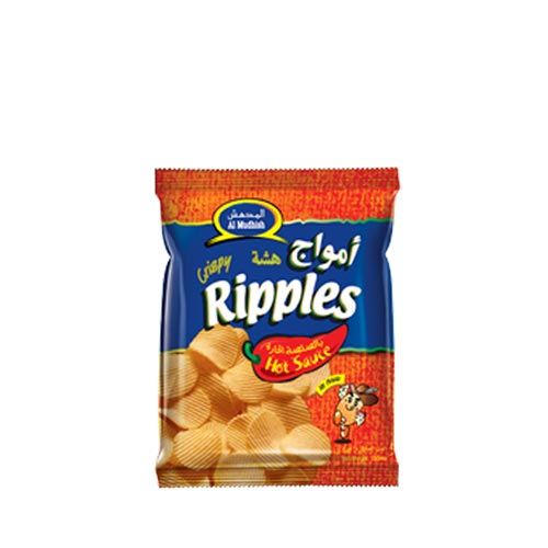 Buy Al Mudhish Ripple Hot Sause Potato Chips, 15g Online in Bahrain ...