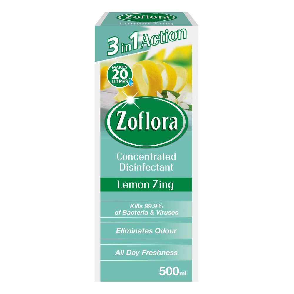 Buy Zoflora Multipurpose Concentrated Disinfectant, Lemon Zing, Anti ...