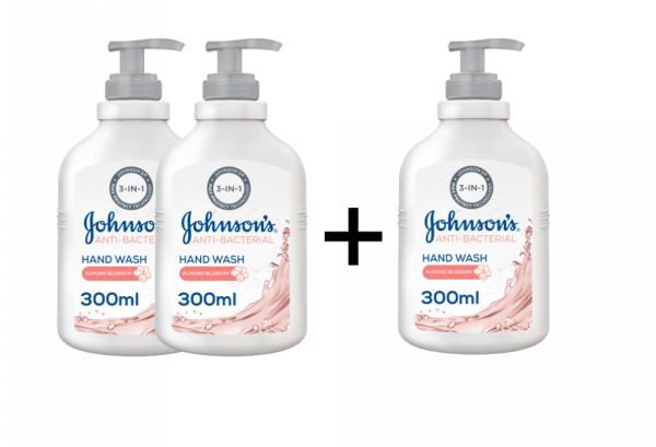 Johnson & Johnson Anti Bacterial Hand Wash Sea Salt 300ML