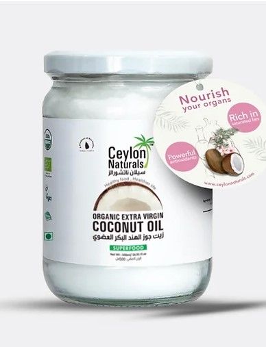 Buy Ceylon Organic Extra Virgin Coconut Oil 500 ml Online in Bahrain ...