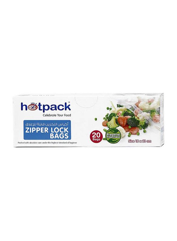Hot Pack Rucksack Buy Hotpack Zipper Lock Bag 18 x 21 cm 12 Packs Online in Oman ...