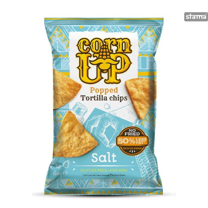 Buy Corn Up Popped Tortilla Salted Chips, 60g Online in Kuwait