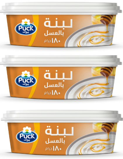 Buy Puck Labneh with Honey, 3x180g Online in Bahrain | Talabat Bahrain