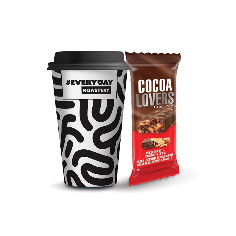 Buy Cappuccino [Regular Skimmed Milk] + Cocoa Lovers Crispy Bar 40 Gm