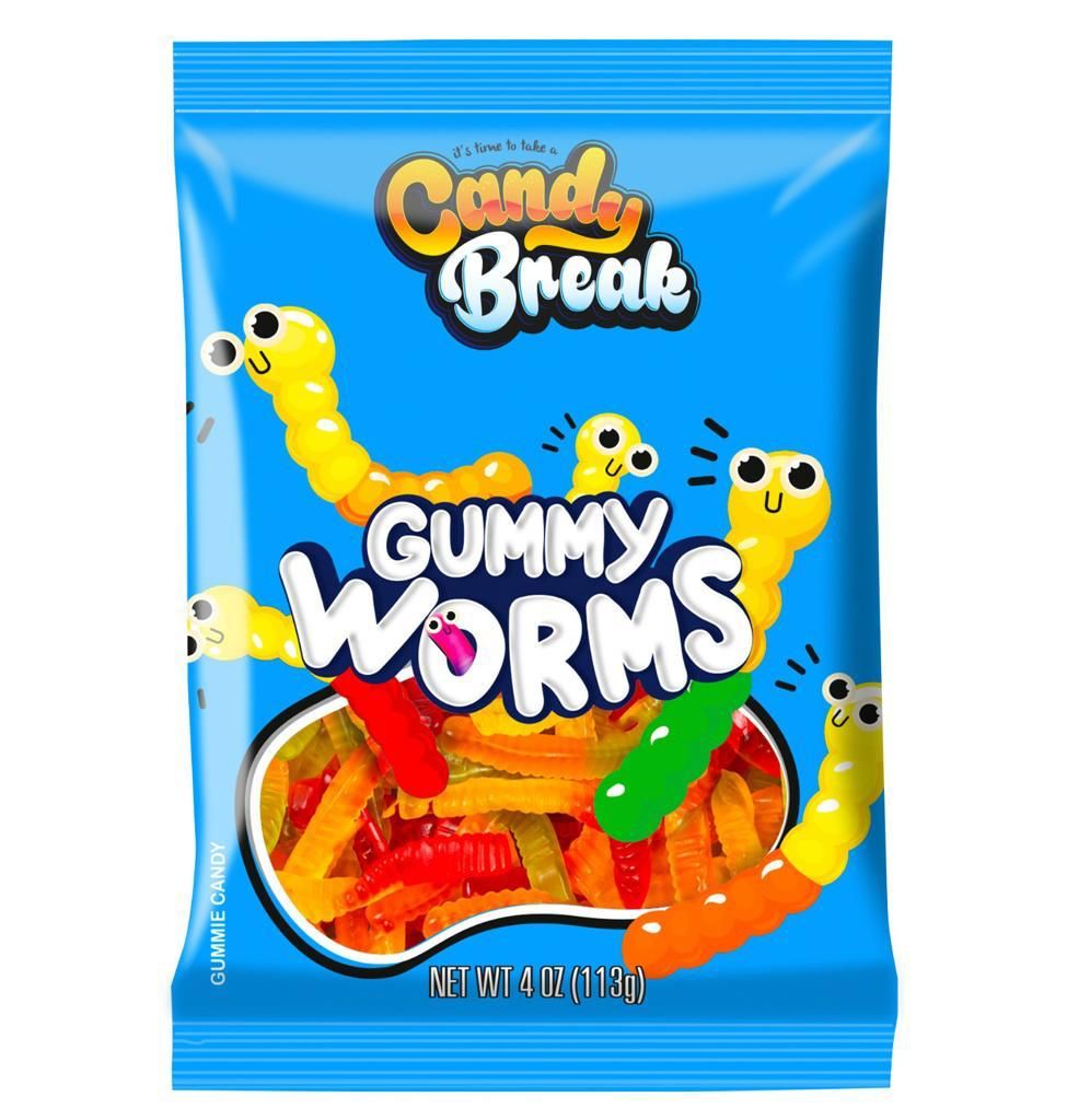 Buy Candy Break Gummy Worms 113 Gm Online in Egypt | Talabat Egypt