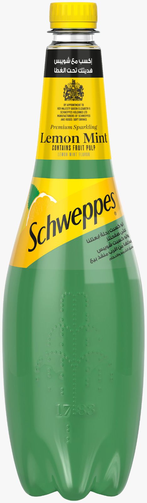 Buy Schweppes Lemon Mint Pet 0.95 Liter Online in Egypt | Talabat Egypt