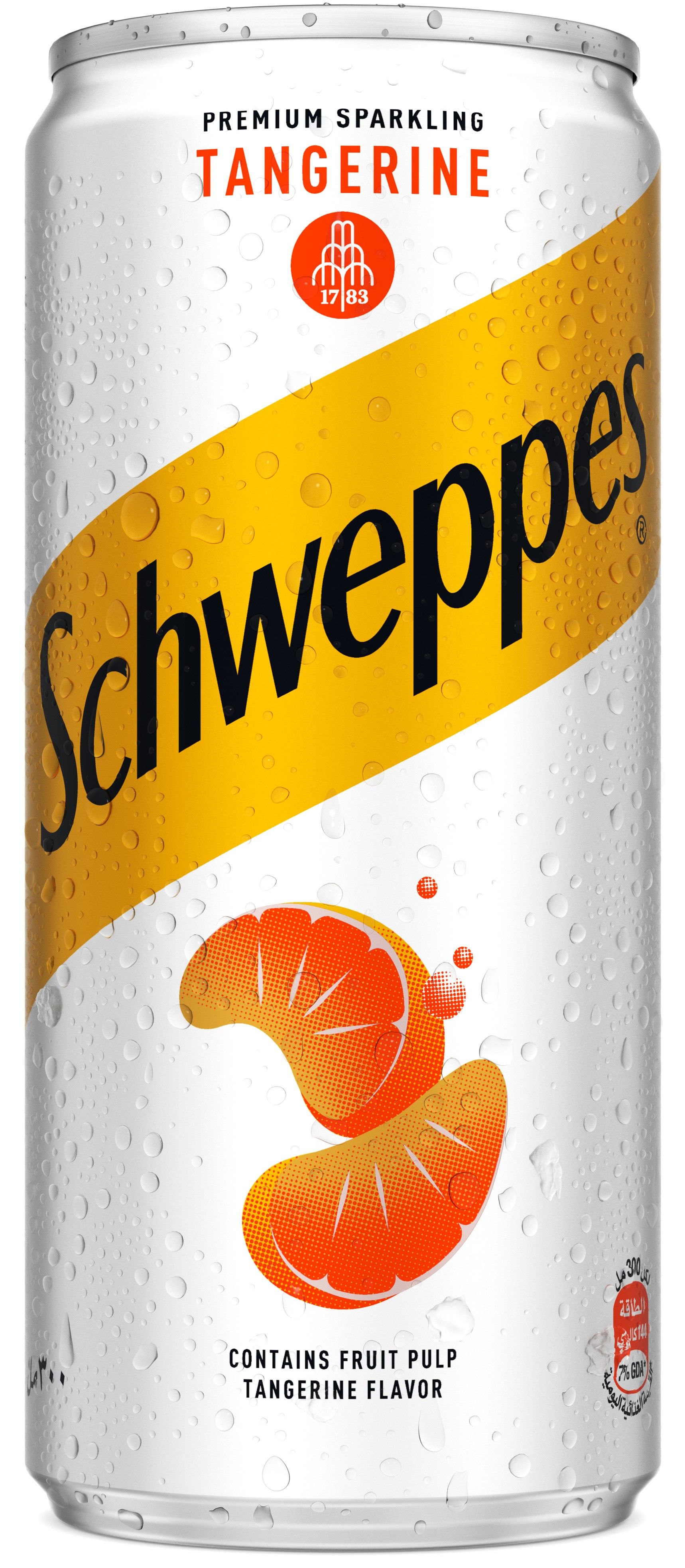 Buy Schweppes Tangerine Cans 300Ml Online in Egypt | Talabat Egypt