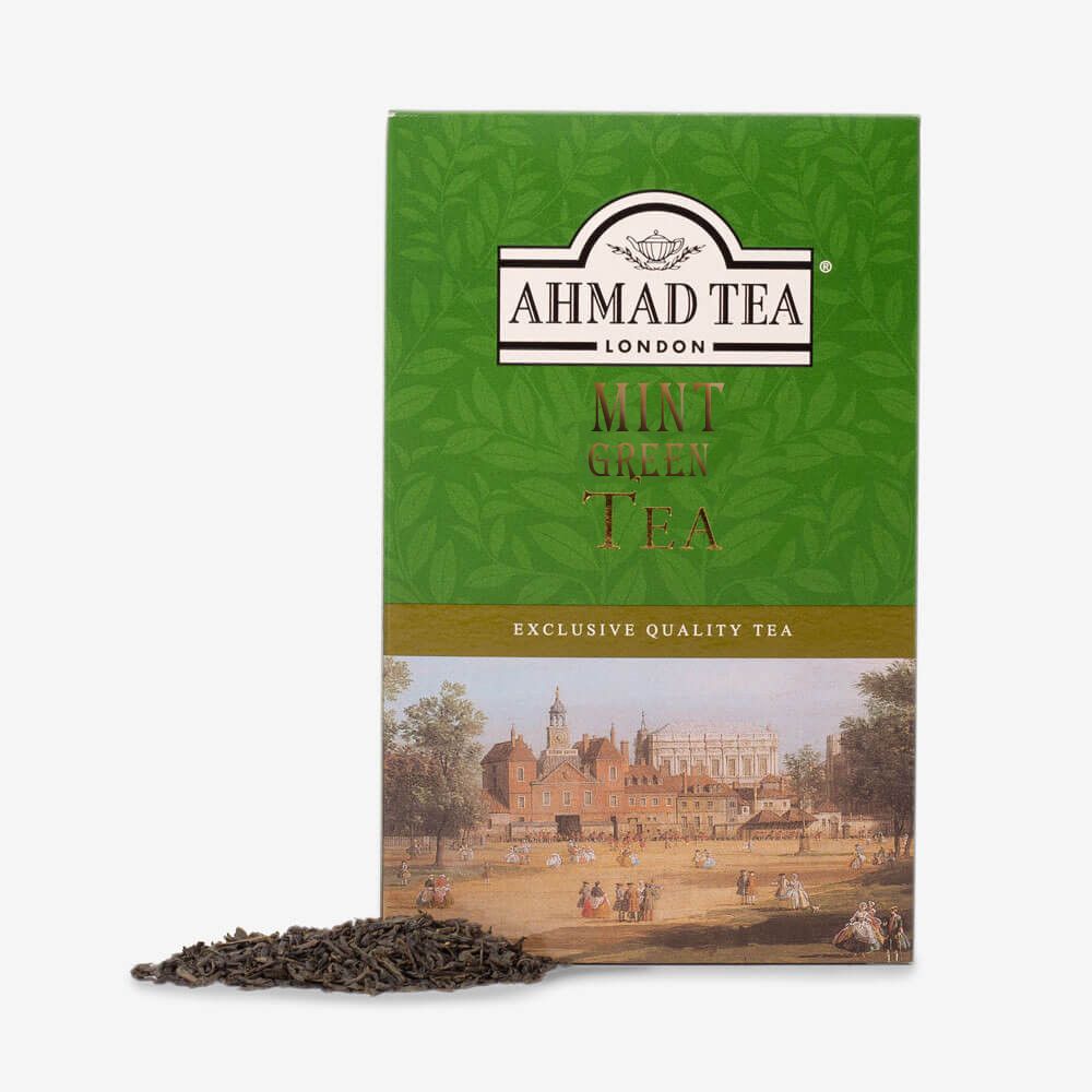 Buy Ahmad Tea Green Tea With Mint 100 Grams Online in Egypt | Talabat Egypt