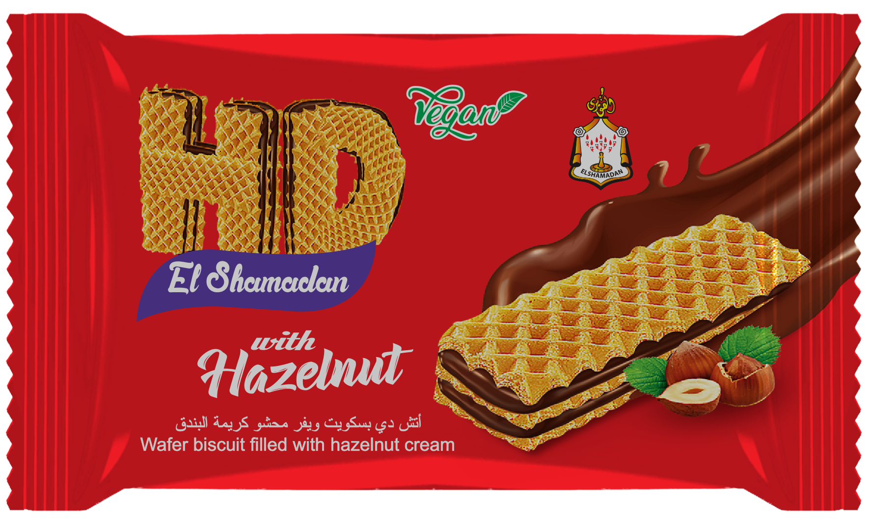 Buy Hd Biscuit Wafer Filled With Hazelnut Cream 5 Pcs Online in Egypt ...