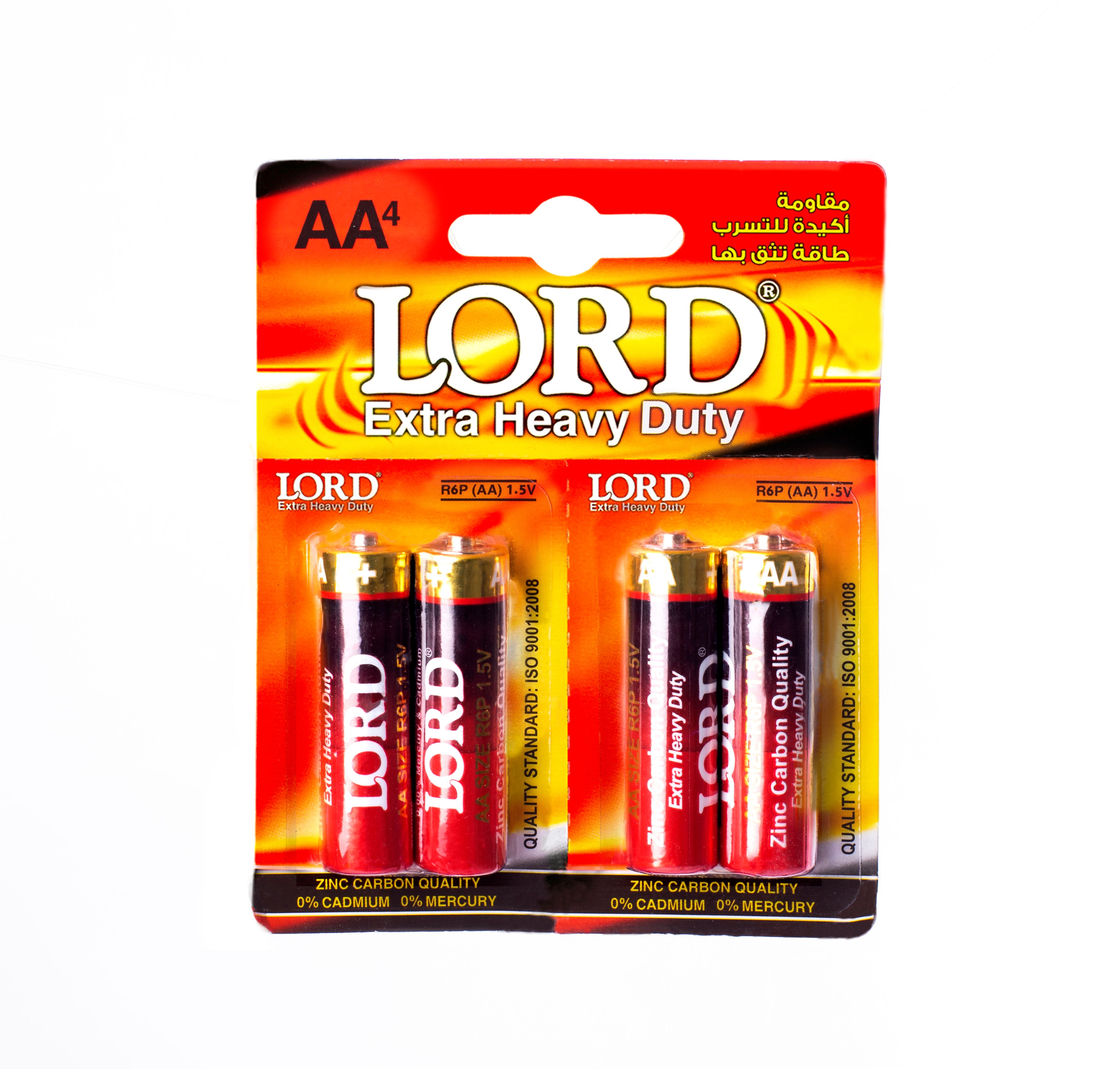 Buy Lord Super Heavy Duty Battery AA 1.5 V Set Of 4 Batteries Online in ...