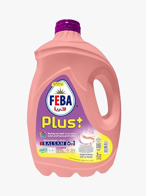 Buy Feba Balsam Dishwashing Liquid, 3kg Online in Egypt | Talabat Egypt