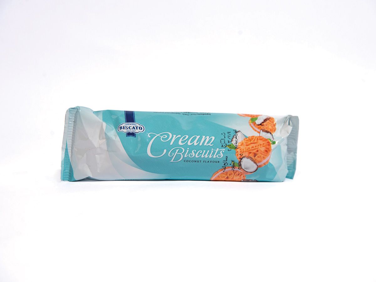 Buy Biscato Cream, Biscuits Stuffed With Coconut, 8 Pieces Online in ...