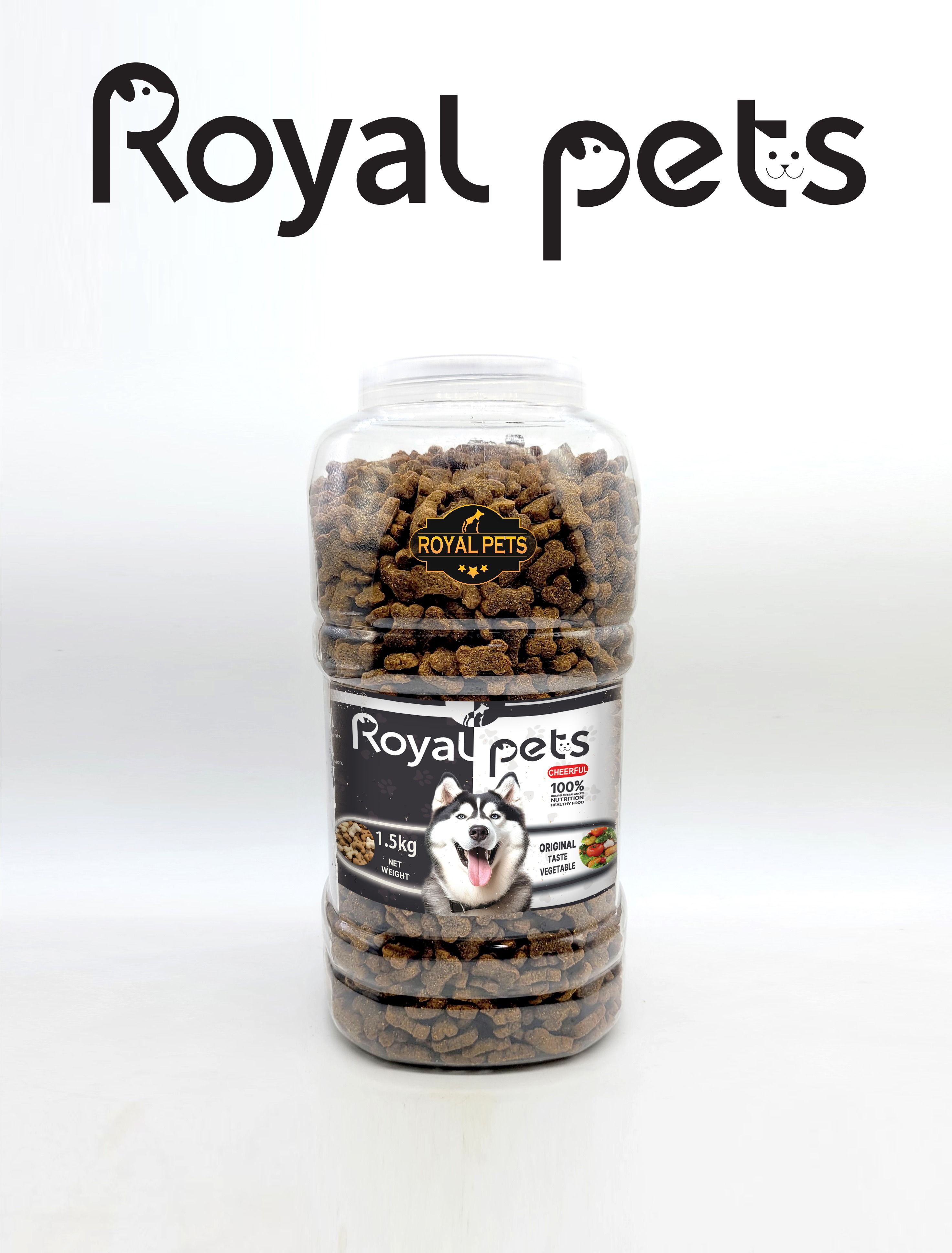 Buy Royal Pets Vegetables Dry Food For Dog Cheerful 1.5 G Online in Egypt Talabat Egypt