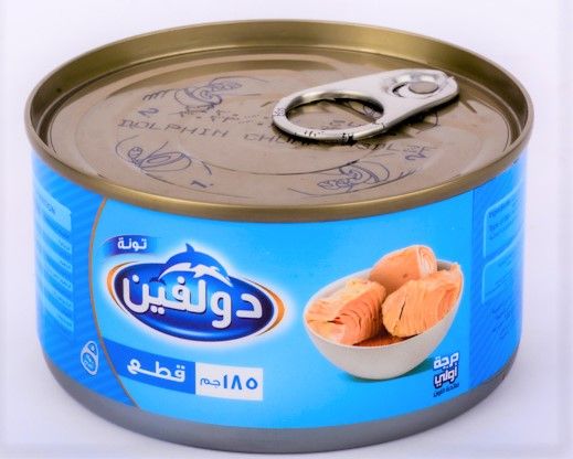 Buy Dolphin Tuna Chunks Easy Open 185 gm Online in Egypt | Talabat Egypt