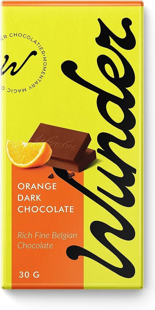 Buy Wunder Belgian Dark chocolate with orange 30 Gm Online in Egypt ...