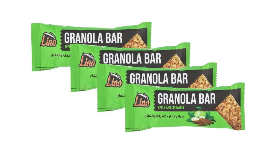 اشترِ Lino Granola Bar Apple & Cinnamon 4 Pcs أونلاين في Egypt طلبات