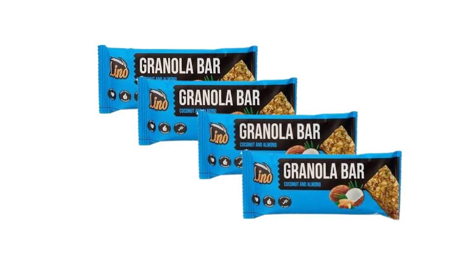 Buy Lino Granola Bar Cocount & Almond 4 Pcs Online in Egypt Talabat Egypt
