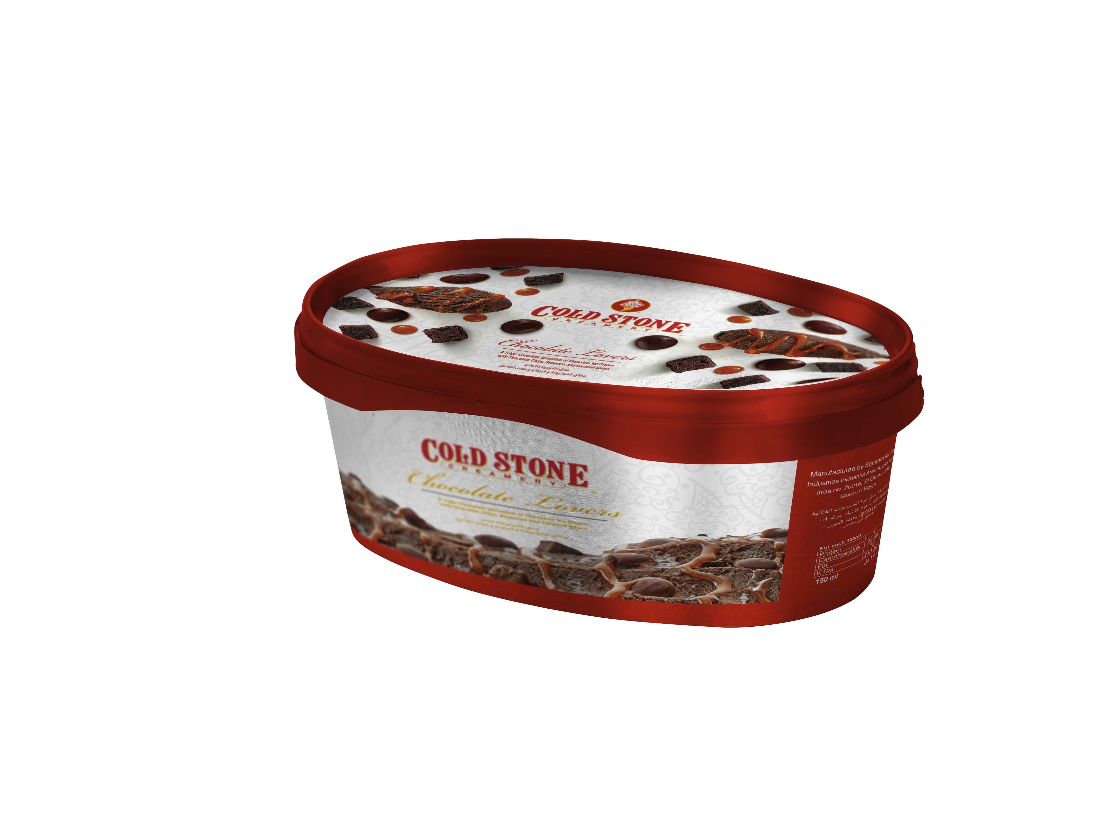 Buy Cold Stone Chocolate Chips & Brownies & Caramel Ice Cream 900 ml ...