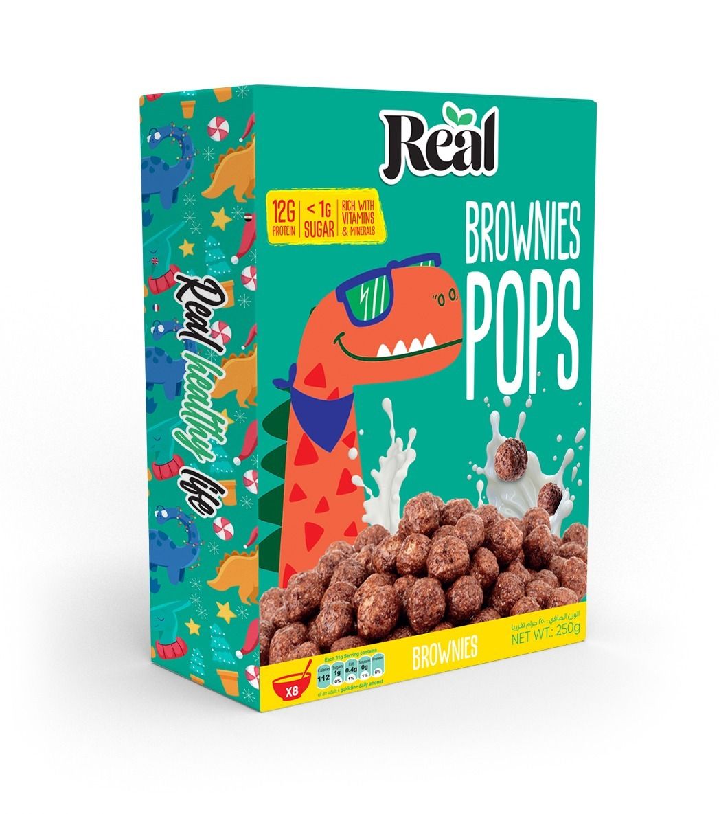 Buy Real Nutrition Real Flakes Brownies Pops, 250g Online in Egypt