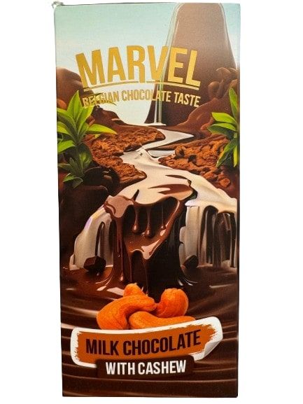 Buy Marvel Milk Chocolate with Cashew Online in Egypt | Talabat Egypt