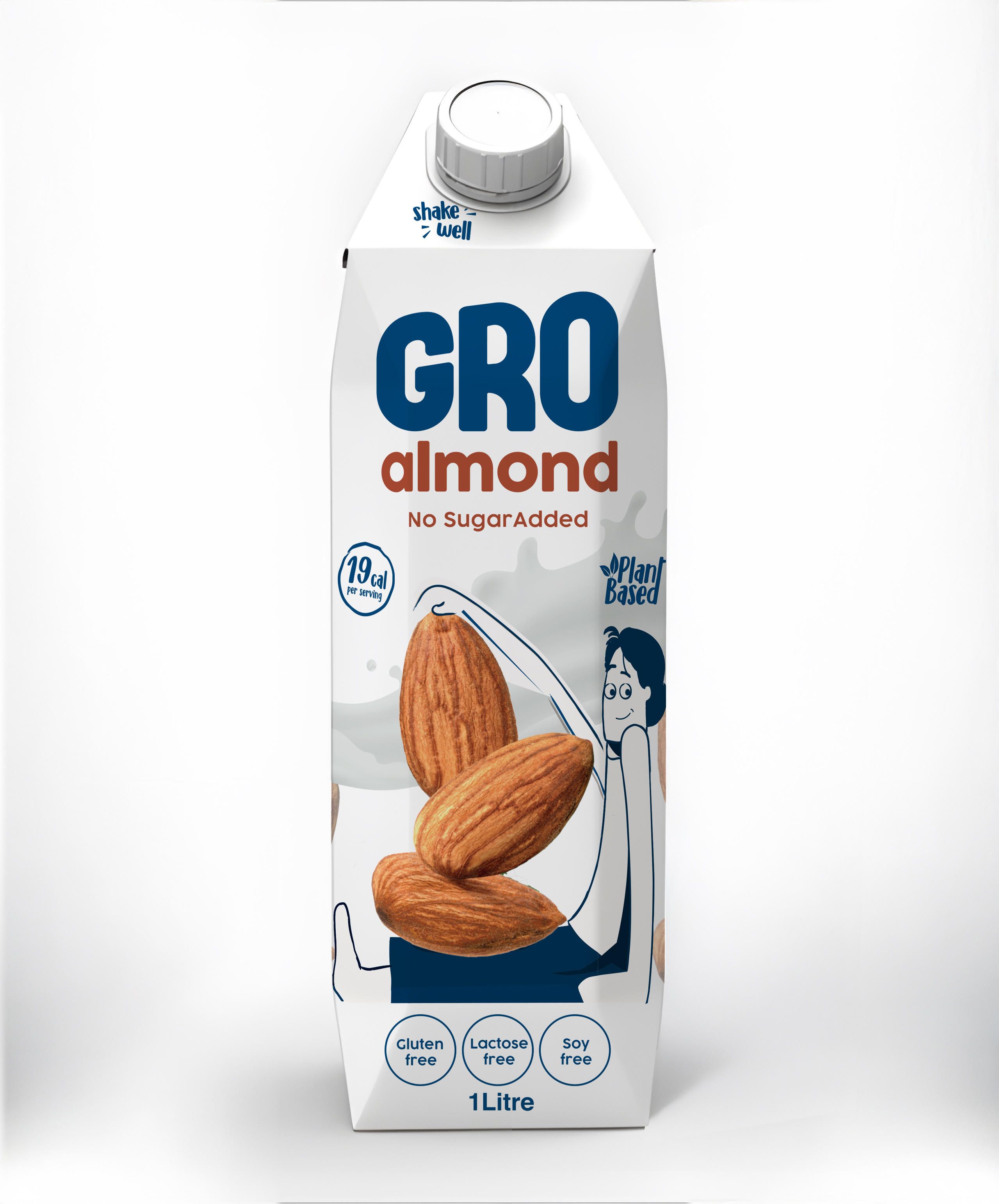 Buy Gro Almond Milk 1 L Online in Egypt Talabat Egypt