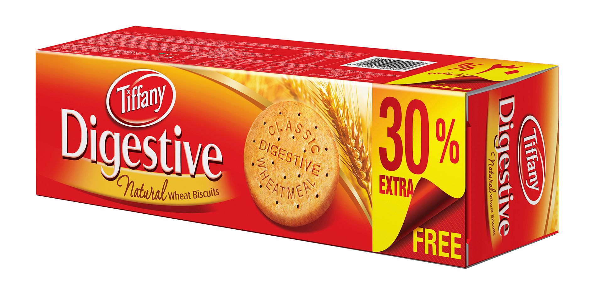 Buy Tiffany Digestive Natural Wheat Biscuit 400 g Online in UAE
