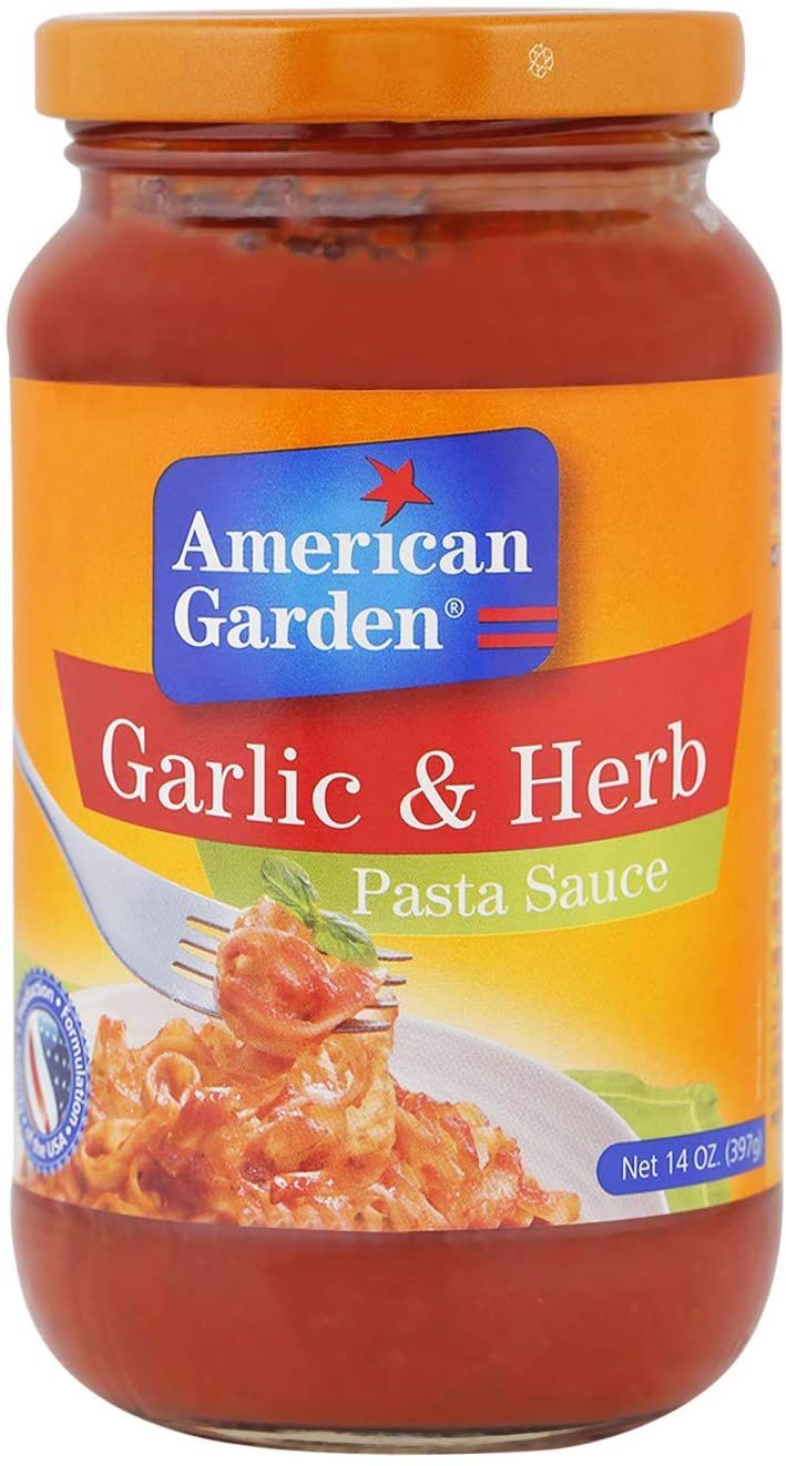 Buy American Garden Pasta Sauce Garlic & Herb 14 Oz Online in Bahrain